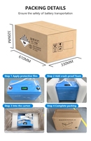 Batería Lifepo4 superventas 12V 24V 100ah 150ah 200ah 300ah Batería de iones de litio Batería de fosfato de hierro y litio de ciclo profundo