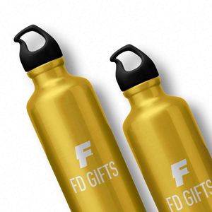 Botella de Agua Deportiva de Aluminio de 750 ml con Logotipo Personalizado y Mosquetón - Product Image 3