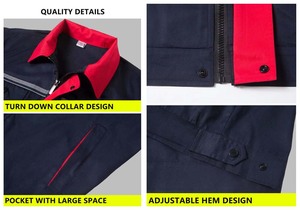 Nhà Máy Sản Xuất Sọc Phản Quang An Toàn Thời Trang Nhanh Chóng Bộ Đồ Làm Việc Cơ Khí Nhà Để Xe Bộ Đồ Làm Việc Đồng Phục Nam Nữ - Product Image 5