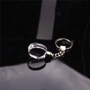 Honor de cristal puerta regalo EE. UU. Grabado pareja ir boda llavero favores imagen interior monstruo - Product Image 5