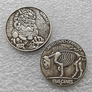 Verschillende Amerikaanse hobo-munten in antieke stijl, herdenkingsmunten, geschenken, huisdecoratie - Product Image 6