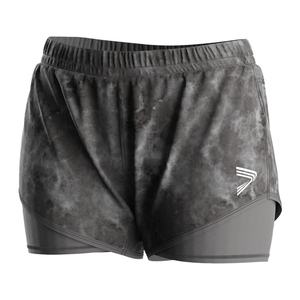 Pantalones Cortos Deportivos 2 en 1 para Mujer, de Secado Rápido, con Forro, para Entrenamiento, Yoga y Gimnasio - Product Image 1