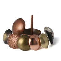 Clous décoratifs en mousse, vente directe d'usine, vente chaude, canapé, punaises rondes et ongles en mousse de cuivre Antique