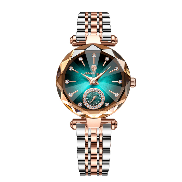POEDAGAR Top Brand Watch for Women Jewelry Design Rose Gold Steel Quartz Wristwatches Waterproof Fashion Ladies Watches