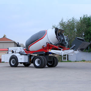 Camion malaxeur à béton robuste et puissant de qualité supérieure, équipement de chantier, véhicule de mélange, machinerie d'ingénierie - Product Image 4
