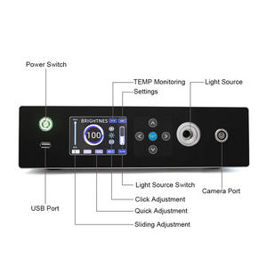 Sistema de endoscopia con cámara de endoscopio médico con fuente de luz Sistema de endoscopia integrador 2 en 1 para Ent - Product Image 5