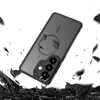 Étui magnétique pour téléphone portable Samsung S26 Ultra, coque de protection effet peau pour Galaxy S26, S25, S24, S23 Plus