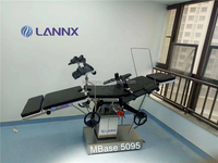 LANNX MBase 5095 lit chirurgical manuel équipement hospitalier contrôlé polyvalent table d'opération pour salle d'opération chirurgicale