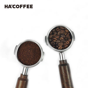 <span class=keywords><strong>Welhome</strong></span>-máquina de café expreso para uso en el hogar, portafiltro de 58mm, con 2 orejas, sin fondo, con mango de madera, Universal - Product Image 5