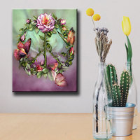 Peinture diamantée carrée complète Ever Moment, motif couronne, pour la décoration de la maison 3F767