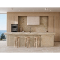 SH STONE Fournitures pour Projets Personnalisés : Plans de Travail en Marbre Belize Poli pour Cuisine, Îlot, Plan de Travail, et Meuble-Lavabo de Salle de Bain