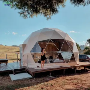 Prezzo di fabbrica tende a cupola insonorizzate tenda a cupola per PC igloo geodetica trasparente per hotel invernali
