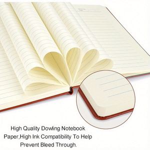 Leader Definition Leather Journal Notebook A5 Hardcover Premium Paper Cover Inspirational Leadership Quotes Motivational <b>Gift</b> - Product Image 4
