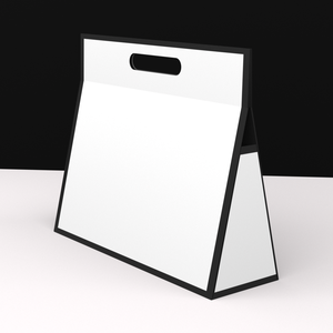 Design <span class=keywords><strong>Box</strong></span> Custom Luxe Verpakkingszak Recyclebaar met Handvatten voor Kleding Cosmetica Boetiek Modezaak - Product Image 2