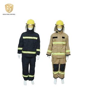 Лидер продаж Европейский стандарт CE EN469 4-слойный арамидный <span class=keywords><strong>NFPA</strong></span> 1971 Пожарный темно-синий Пожарный костюм - Product Image 5