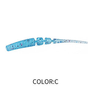 <span class=keywords><strong>Leurre</strong></span> souple Spinpoler Mini Ajing Worm <span class=keywords><strong>Finesse</strong></span> pour la pêche en eau moyenne, en caoutchouc TPR flottant, 3,5 cm, pour brochet et bar, sans hameçons - Product Image 6