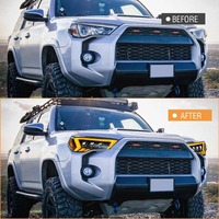 HETOP pour phares 4Runner 2014-2020, phares LED améliorés, feux de jour DRL, lentille de signalisation, plug and play, lampes avant modifiées pour Toyota