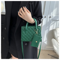 Nouveau sac à bandoulière pour femme en cuir PU matelassé grande capacité, sac à main pour femme