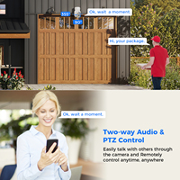 Hiseeu Système de caméra de sécurité à domicile Kit Nvr sans fil 5MP Vidéo P2p PTZ Vitesse Dôme Surveillance Système de caméra CCTV Kit Wifi