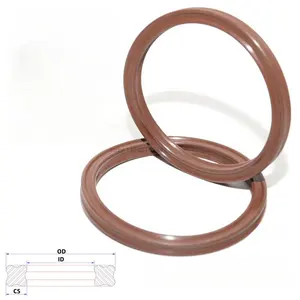 SWKS Fabricação por atacado de vedação de anel X de nitrilo Anel Quad de silicone NBR/VMQ/FKM vedação de anel X de borracha