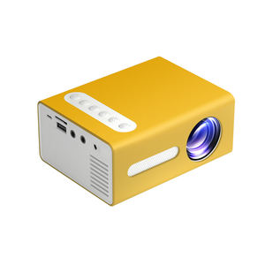 Nouveau T300 Full HD lecteur multimédia vidéo <span class=keywords><strong>Mini</strong></span> projecteur 1080P multimédia Portable Led rétroprojecteur télécommande lecteurs boîte - Product Image 3