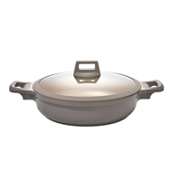 Ensemble de 12 casseroles et poêles modernes en titane, antiadhésives, sans fumée, en granit, avec couvercle en silicone