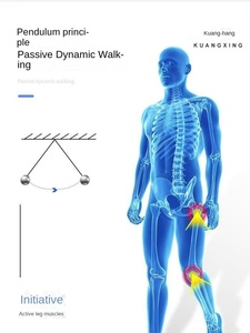 Kuanghang อุปกรณ์ช่วยในการเดินขาข้างเดียว, ช่วยในการฝึกให้ลมเป็นอัมพาตหัวเข็มขัดปิดการแตกหัก - Product Image 5