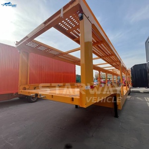 Semi-remorque porte-voitures Starway à 3 essieux, 10 voitures, suspension à bogies en acier, freinage d'essieu BPW/FUWA/Starway, 40T, poutre principale Q345B 3/4/6 - Product Image 3