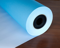Imprimante à jet d'encre 80gsm plans de papier un côté bleu un côté blanc 610mm 880mm largeur 50m 100m longueur 2 pouces noyau carton paquet