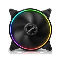 JNP Ventilateur de refroidissement PC 12V pour joueurs Système silencieux de refroidissement d'air et d'eau LED Argb 5V Boîtier d'alimentation de jeu