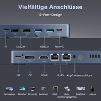 Nueva Mini PC N150 (Hasta 3.6GHz) 12 Núcleos, 12GB RAM DDR5, 256GB/512GB/1TB SSD M.2, Pantalla Táctil de 8 Pulgadas, 4K, Doble Pantalla, 3 Años de Garantía
