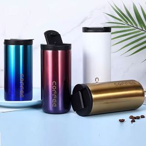 Oferta Especial: Termo de Acero Inoxidable de Doble Pared con Aislamiento al Vacío, 350ml y 500ml, para Café y Viajes - Product Image 2