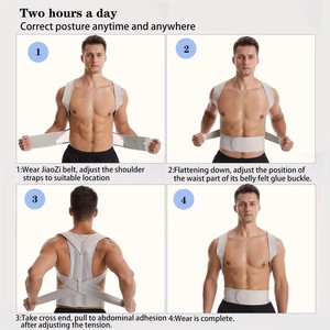 Correcteur de posture dorsal, ceinture de soutien des épaules, soulagement des douleurs du haut et du bas du dos, amélioration de la colonne vertébrale, soutien de la clavicule, gilet de correction de posture - Product Image 5