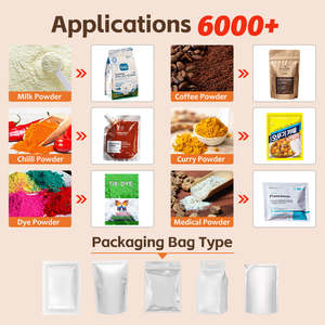 Machine de remplissage, scellage et bouchage entièrement automatique pour sachets préformés Doypack, liquides et poudres, pour emballages de 1g à 5kg - Product Image 2