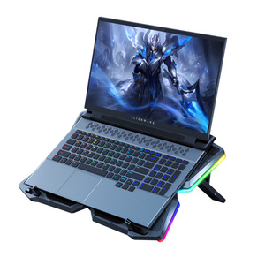 PC máy tính máy tính xách tay đứng làm mát Pad Riser bốn người hâm mộ hiệu suất cao RGB máy tính xách tay làm mát Pad - Product Image 4