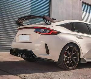 Alerón Trasero Estilo Ducktail Negro Mate, Optimiza la Fuerza Descendente, Accesorios de Estilo para <span class=keywords><strong>Honda</strong></span> <span class=keywords><strong>Civic</strong></span> FE1 11ª Generación Sedán - Product Image 5