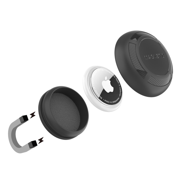 Anti-lost Magnetic TPU Protective Cover Case GPS Tracker Shell for Airtag AirTags