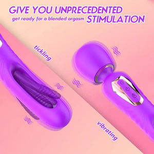 Vibrador de varita con eje oscilante, insertable, para estimulación vaginal, del punto G y del clítoris, juguete sexual para parejas, para mujeres. - Product Image 4