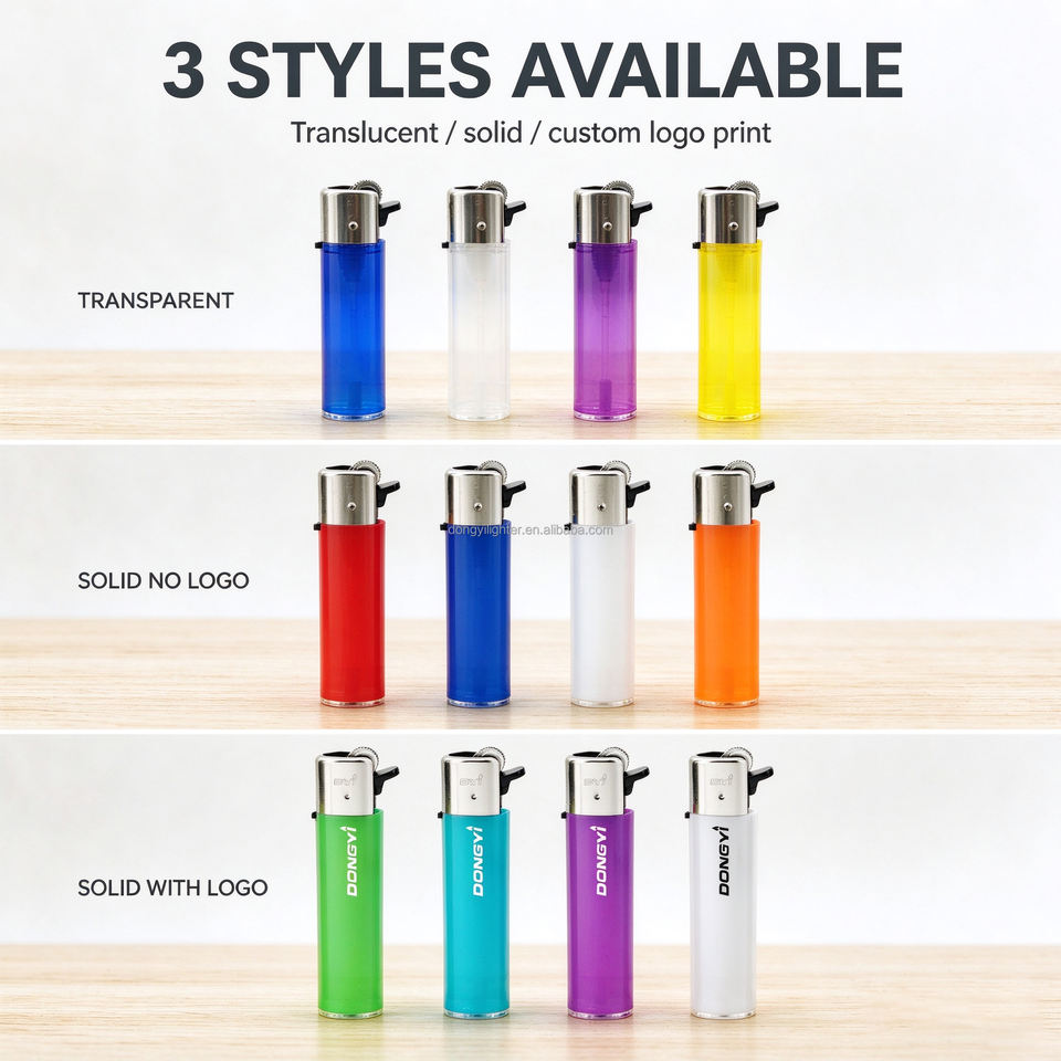 Cricket Flint Lighter Disposable Gas Lighter 8 Colors Mixed Packing ...
