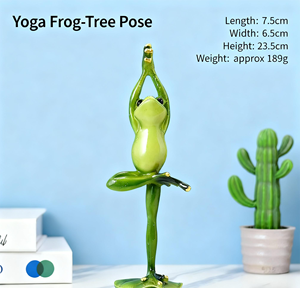 Mignon Mini Poly Résine <span class=keywords><strong>Grenouille</strong></span> Décoration Animal Thème Jardin Figurine Artisanat Charme pour Souvenirs et Cadeaux - Product Image 4