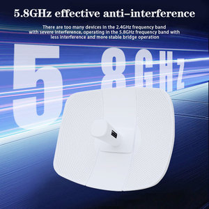 IFA01 WB5830L อุปกรณ์เชื่อมต่อเครือข่ายไร้สายดิจิตอลอัจฉริยะสำหรับภายนอกอาคาร ระยะ 10 กม. รองรับอัตราการส่งข้อมูลแบบดูอัลกิกะบิต 5.8G พร้อมเสาอากาศโซลาร์เซลล์เคลื่อนที่ - Product Image 5