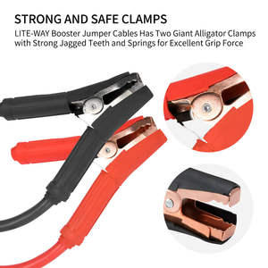 트럭 SUV 부스터 점퍼 케이블 용 30FT 1 게이지 1500A w/퀵 연결 플러그 - Product Image 2