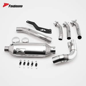 Sistema de Escape para Motocicleta Forsound, <span class=keywords><strong>Precio</strong></span> de Fábrica al por Mayor, Silenciador de Fibra de Carbono Akrapovics, Sistema Slip-on para MT-<span class=keywords><strong>09</strong></span> MT09 - Product Image 3
