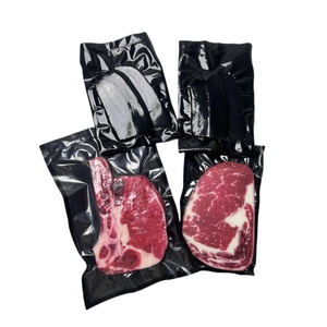 Sacs sous vide noirs pour emballage alimentaire, impression sérigraphique, thermoscellables, pour <span class=keywords><strong>pain</strong></span>, sacs d'emballage alimentaire transparents en plastique sur rouleau PE PA - Product Image 6