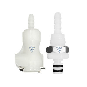 ZDVseal 1/8 Inch 4.8mm Quick Male Plug and Female Socket Connector with POM Body EPDM Seal and Stainless Spring - Product Image 1