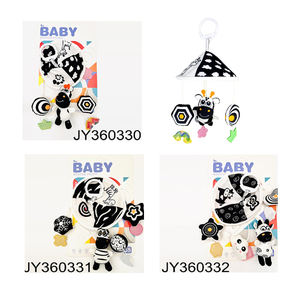 Juguetes de Peluche Giratorios Colgantes de Decoración <span class=keywords><strong>Montessori</strong></span>, Móvil de Bebé en Blanco y Negro de Alto Contraste para <span class=keywords><strong>Cuna</strong></span>, Asiento de Auto - Product Image 6