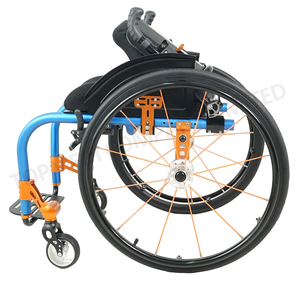 Fauteuil roulant sportif d'extérieur pliable, ultraléger, en fibre de carbone, manuel, portable pour les voyages - Product Image 4