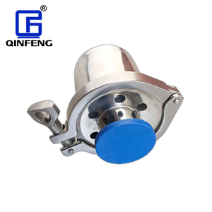 صحي من الفولاذ المقاوم للصدأ عالي الجودة ثلاثي المشبك متنفس فلتر الهواء خزان تنفيس جهاز تنفس التنفس صمام صحي لإطلاق الهواء - Product Image 2