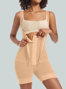 Langqin Women's Butt Lifter Shapewear Bodysuit for Women Tummy Control Waist Zipper Breathable Slimming Women Corset Wholesale - Product Image 5