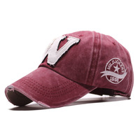 Nuevo diseño, venta al por mayor, gorras de algodón Vintage, parche bordado desgastado, Logo, gorra de béisbol personalizada, gorra de moda Rap